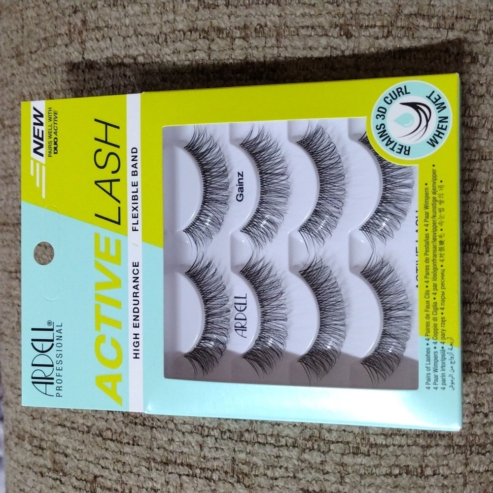 Ardell Professional Active Lash Gainz High Endurance Flexible Band 4 Pairs